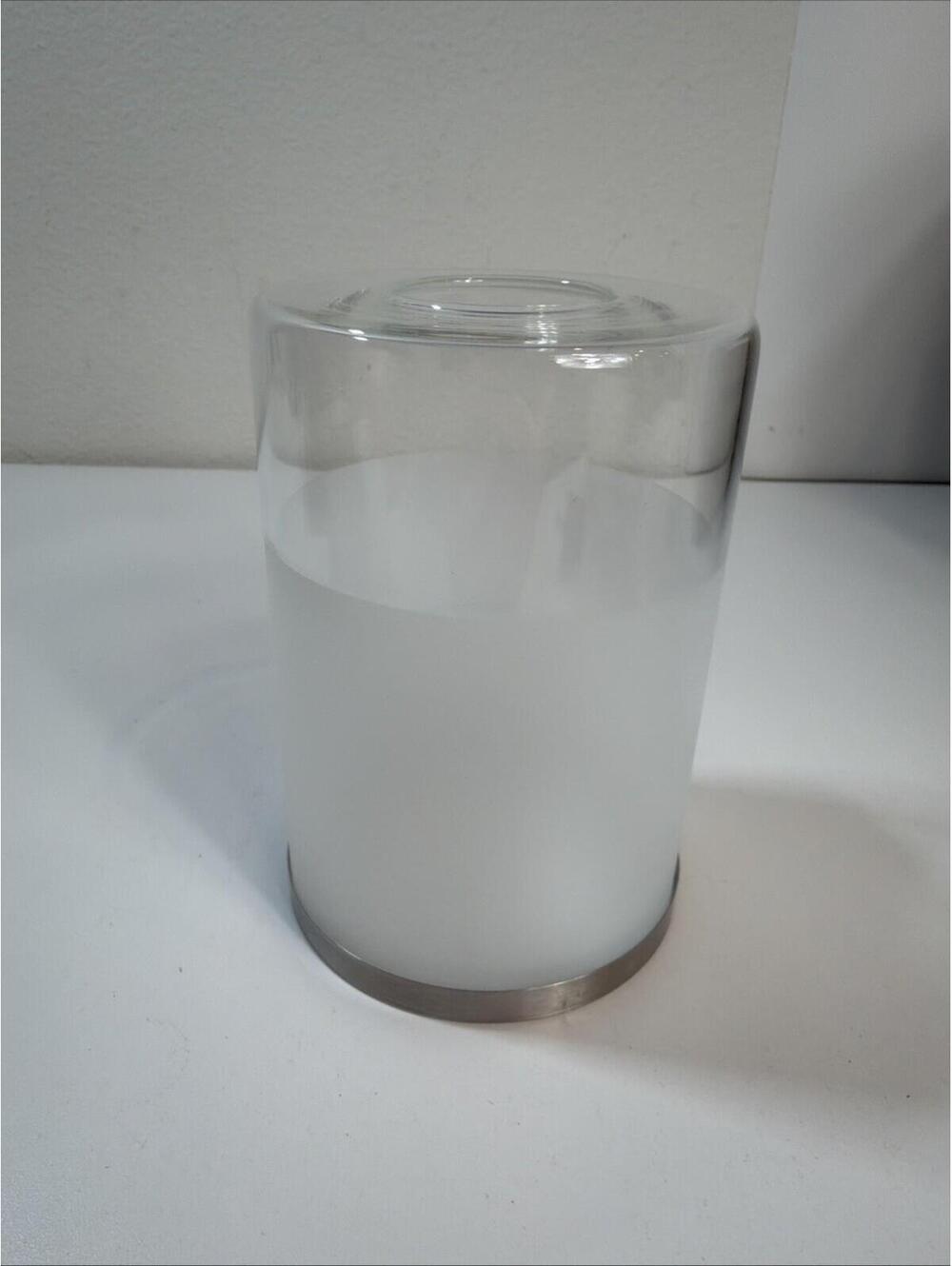 New Glass Shade for Hampton Bay Truitt 1001 255 327, Clear/Sand Glass, 1 pc